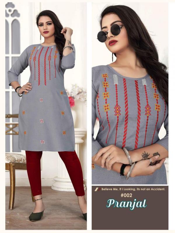 Pranjal cotton Designer Kurti collection